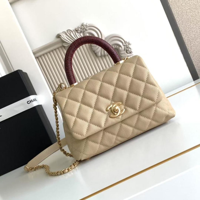 Ch**el top handle bags